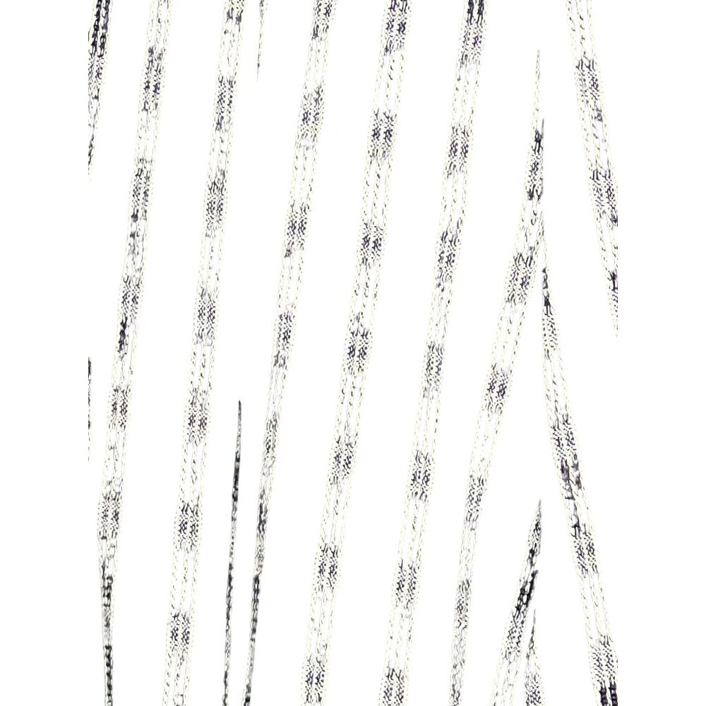 AKS dress pants 1XL black & white plaid stripe USA wide leg - Picture 7 of 10